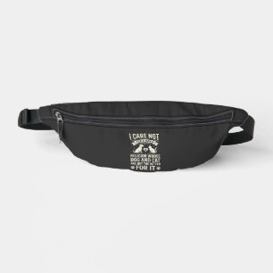 Dog and Cat Religion Quote Fanny Pack
