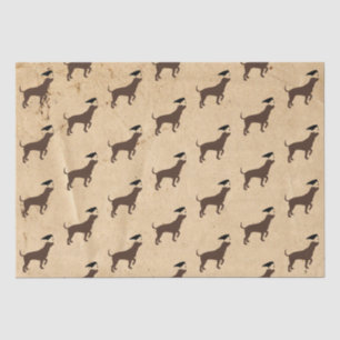 Dog and Crow Tissue Paper