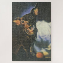 Dog And His Toy Puzzle