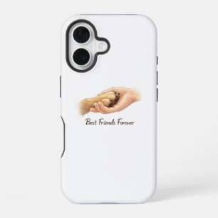 Dog and Human Hand Phone Case – Best Friends Forev