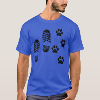 Dog and Man Hiking Dog Hiker People that Hike With T-Shirt