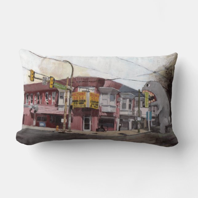 Dog and Monster Pillow (Front)