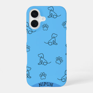 Dog and Paw iPhone / iPad case