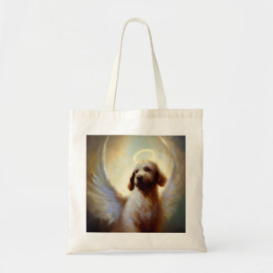 Dog Angel Tote Bag