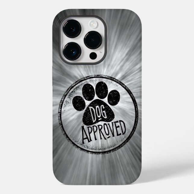 Dog Approved Case-Mate iPhone Case (Back)