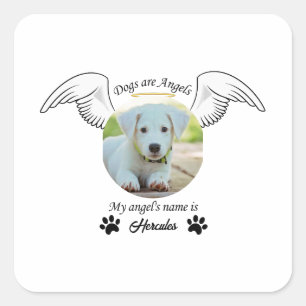 Dog are angels sticker