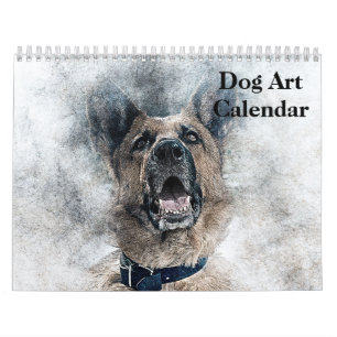 Dog Art  2026 Calendar