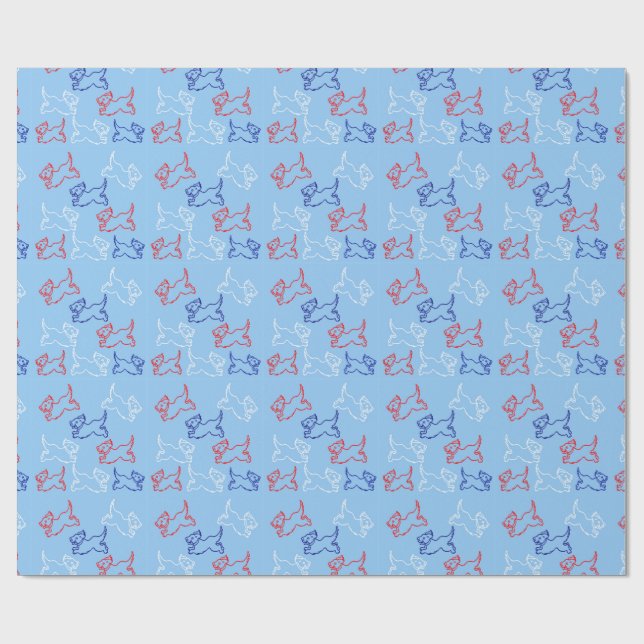 Dog Art Giftwrapping Paper - Customize - Art (Flat)
