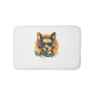 Dog Art s That Capture the Canine Essence Bath Mat