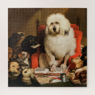 Dog as a Judge Laying Down the Law in Court Jigsaw Puzzle