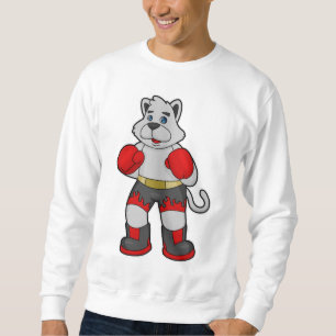 Dog as Boxer with Boxing gloves Sweatshirt