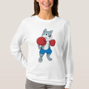 Dog as Boxer with Boxing gloves T-Shirt