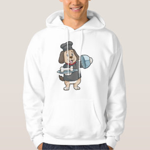 Dog as Chef with Platter & Bones Hoodie
