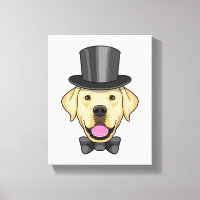Dog as Groom with Bow