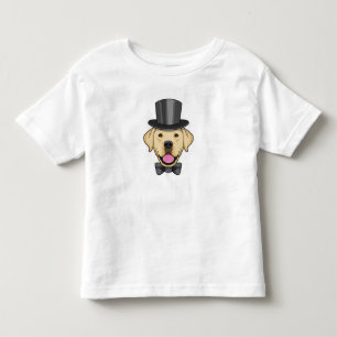 Dog as Groom with Bow Toddler T-shirt