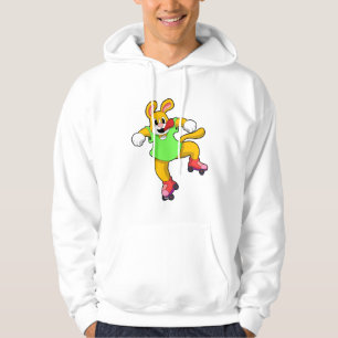 Dog as Inline Skater with Inline Skates Hoodie