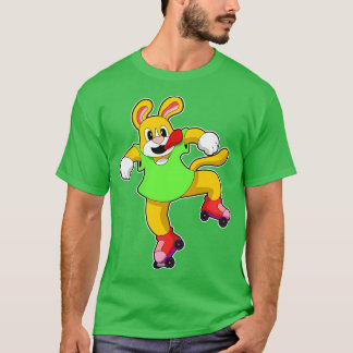 Dog as Inline Skater with Inline Skates T-Shirt
