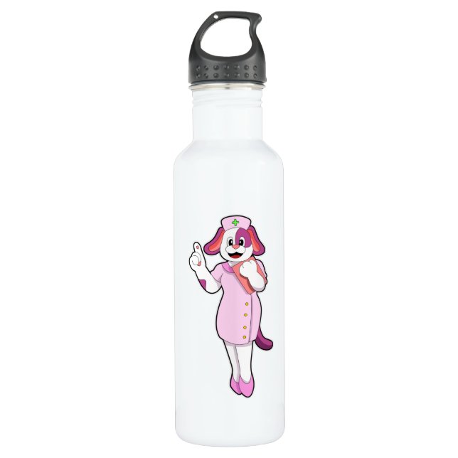 Dog as Nurse 710 Ml Water Bottle (Front)