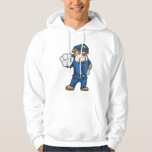 Dog as Police officer with Police uniform Hoodie