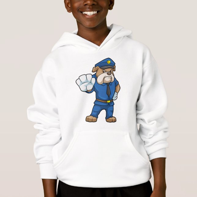 Dog as Police officer with Uniform (Front)