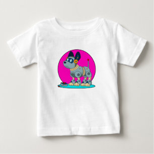 Dog as Robot Baby T-Shirt