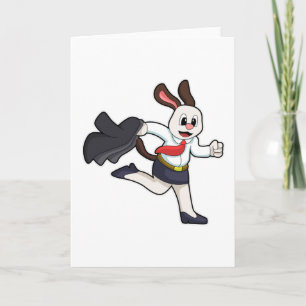 Dog as Secretary with Skirt Card