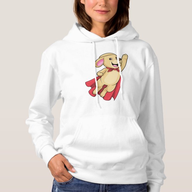 Dog as Superhero with Cape Hoodie (Front)