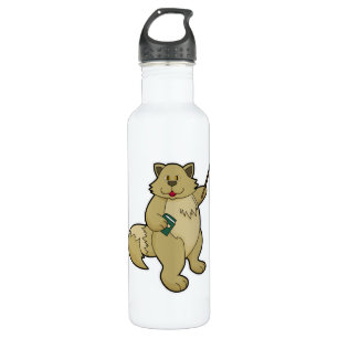 Dog as Teacher with Book & Pointer 710 Ml Water Bottle