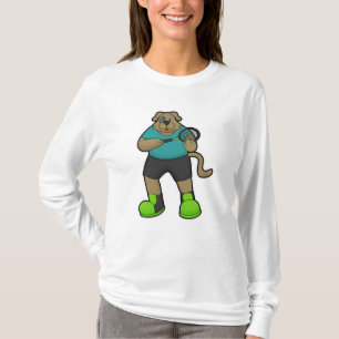 Dog as Tennis player with Tennis racket T-Shirt