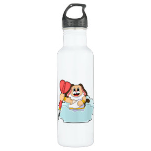 Dog at Darts with Dart 710 Ml Water Bottle