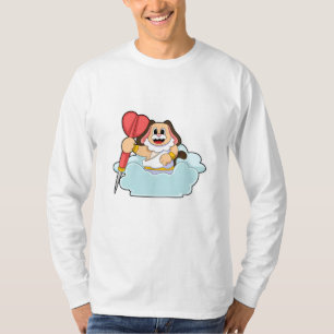 Dog at Darts with Dart T-Shirt