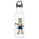 Fish with Bank note 710 Ml Water Bottle