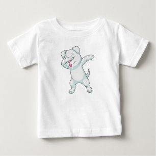 Dog at Hip Hop Dance Dab Baby T-Shirt