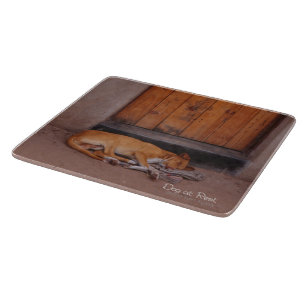 Dog at Rest Cutting Board