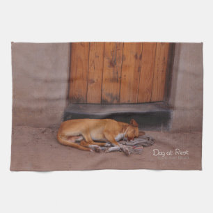 Dog at Rest Kitchen Towel