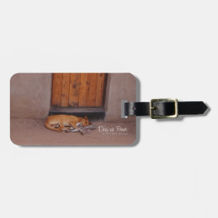 Dog at Rest Luggage Tag