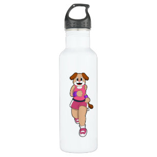 Dog at Running 710 Ml Water Bottle