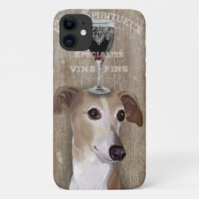 Dog Au Vin Greyhound Case-Mate iPhone Case (Back)