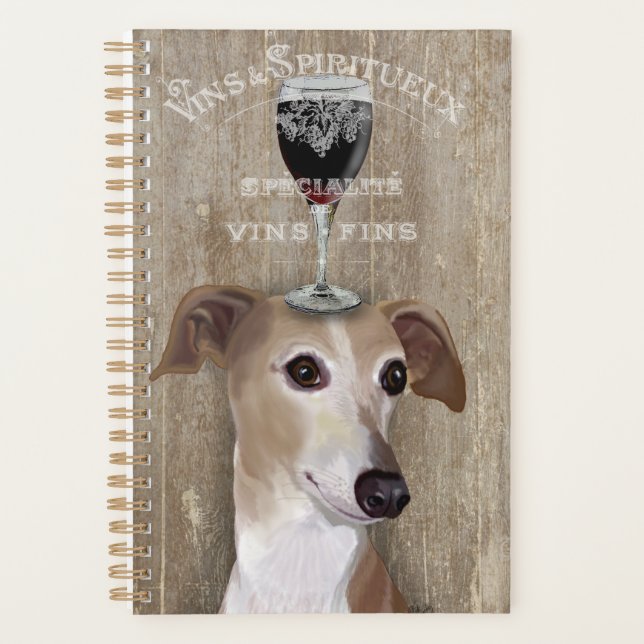 Dog Au Vin Greyhound Planner (Front)