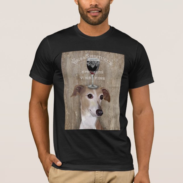 Dog Au Vin Greyhound T-Shirt (Front)