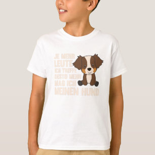Dog Australian Shepherd Does Not Like People Dogs T-Shirt