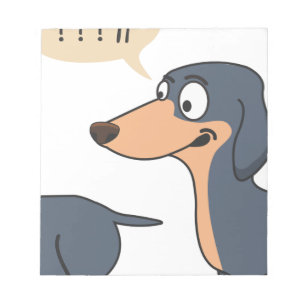 dog back notepad