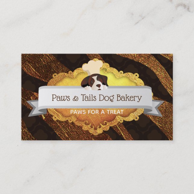 Dog bakery Business Cards (Front)