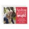 DOG BARKING SPIRIT BRIGHT PAWS RED CHRISTMAS 