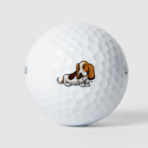 Dog - Basset Hound Golf Balls