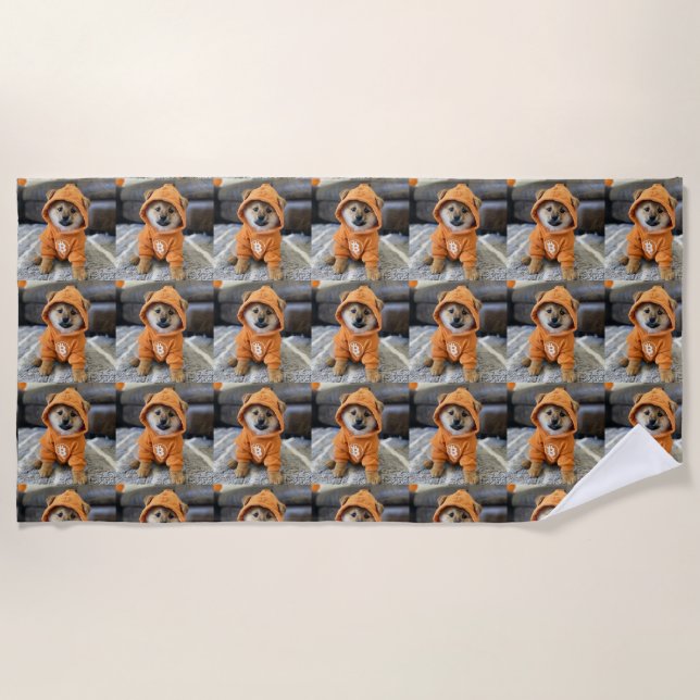Dog Beach Towel (Front)