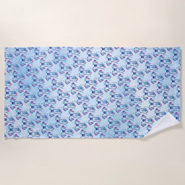 Dog Beach Towel (Front)