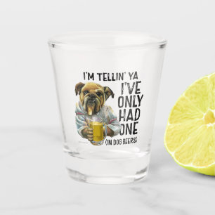 Dog Beers Shot Glass