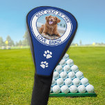 Dog Best Dad Ever Blue Photo Golf Head Cover<br><div class="desc">Best Dad By Par ... Two of your favourite things , golf and your dog ! Now you can take your best friend with you as you play 18 holes . Customize these golf head covers and matching golf accessories with your dogs favourite photo and name . Great gift to...</div>