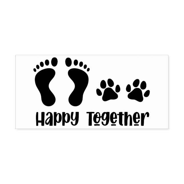 Dog Best Friend Rubber Stamp (Design)